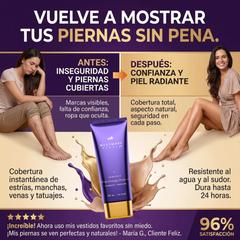 Perfeccionador de Cobertura Corporal – Maquillaje Impermeable para Piernas y Cuerpo