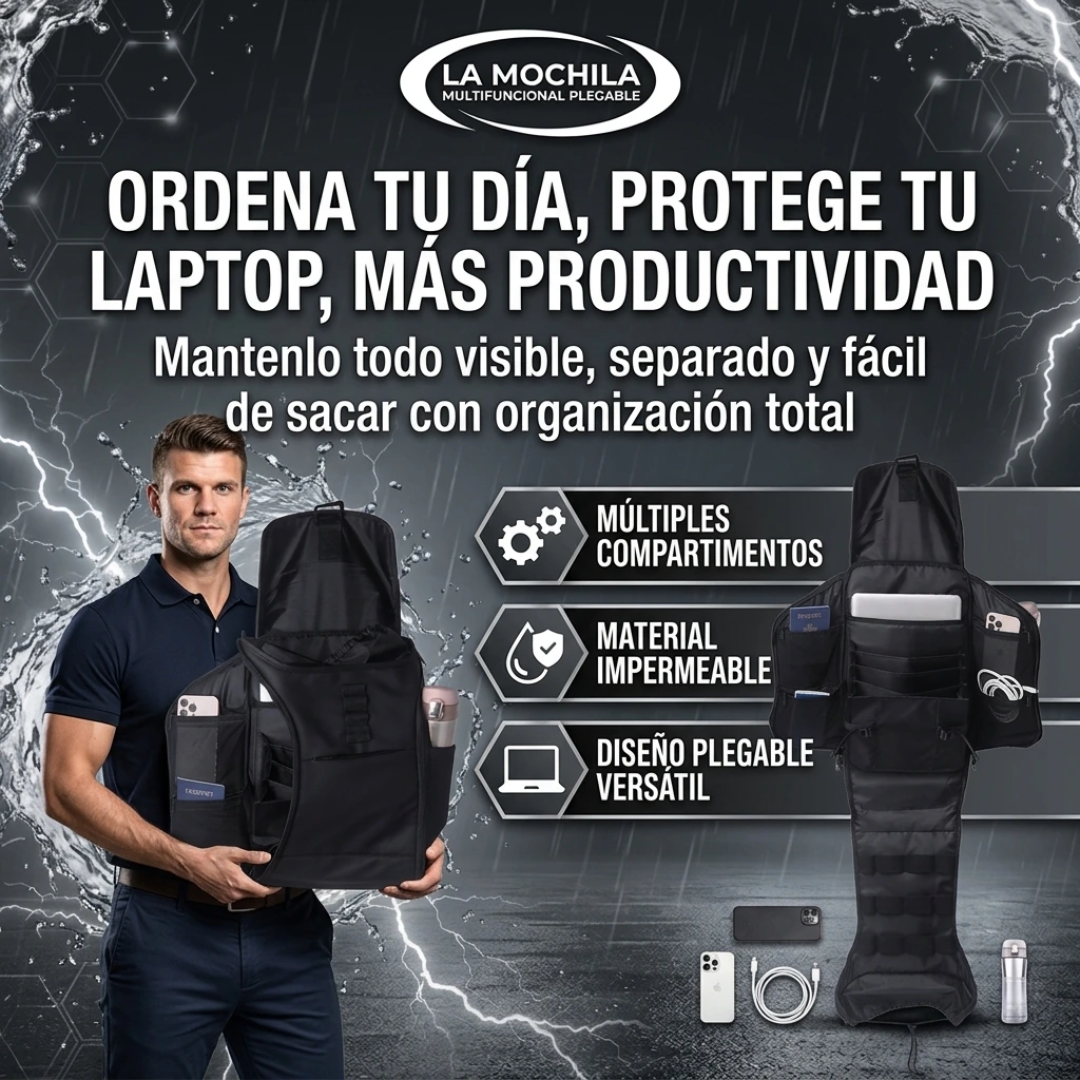 Mochila Multifuncional Plegable