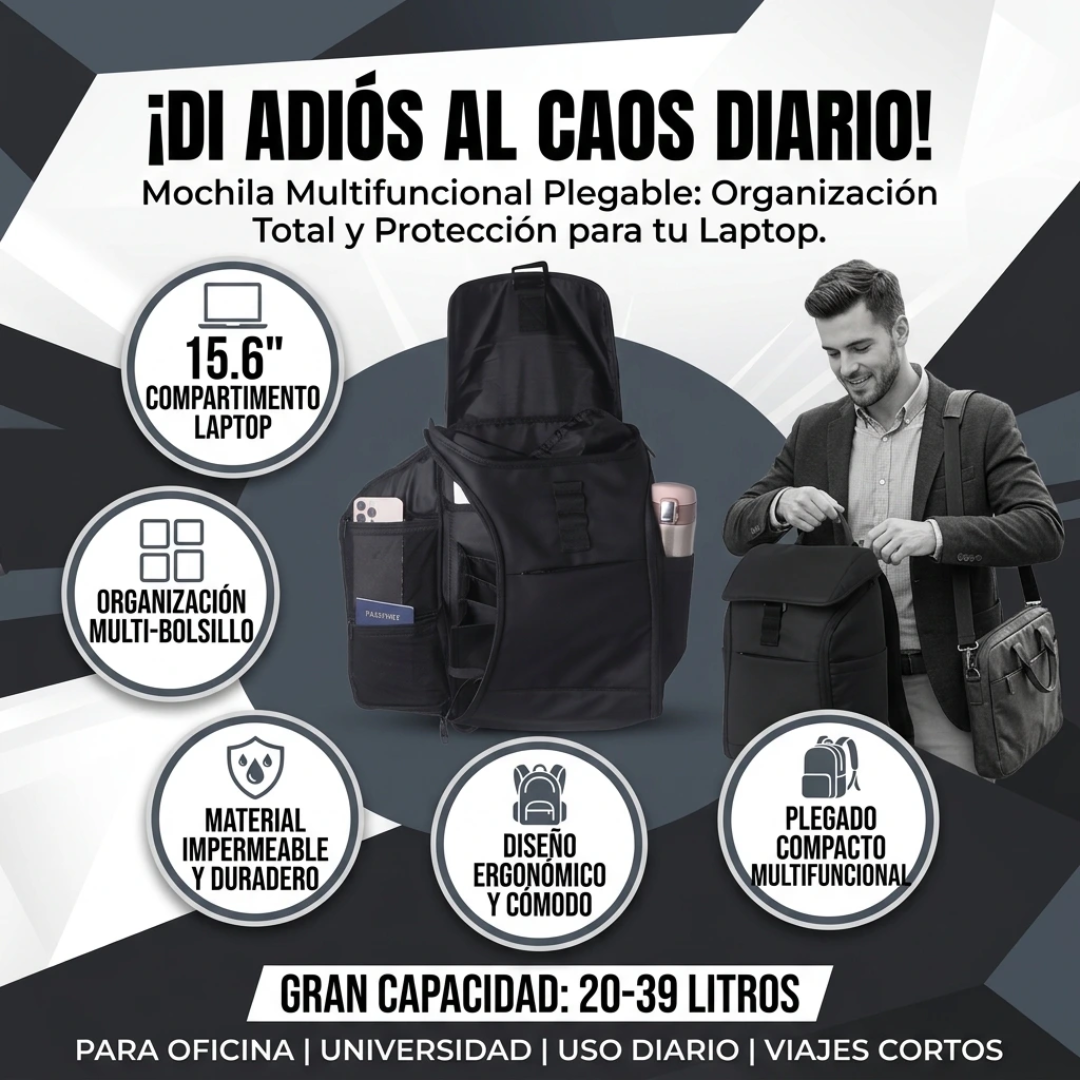 Mochila Multifuncional Plegable
