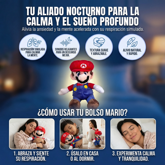 Peluche Mario Bross que Respira
