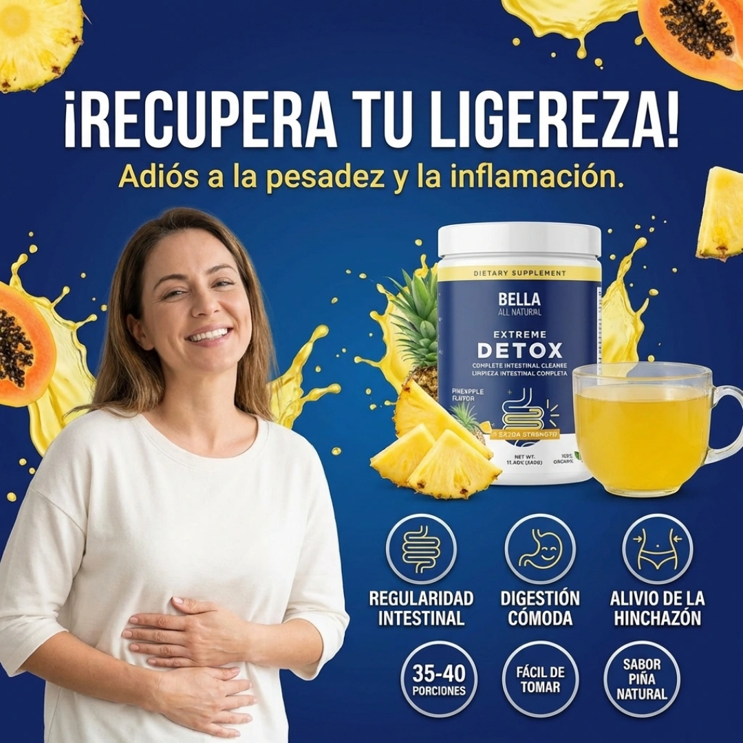 Polvo Detox Instantáneo - Colon Sano en 2 semanas