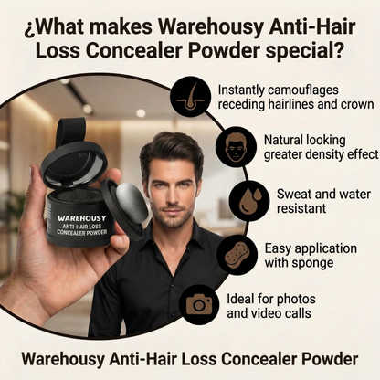 Waterproof Hair Loss Concealer Powder – Instant Coverage