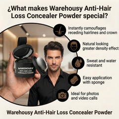 Waterproof Hair Loss Concealer Powder – Instant Coverage