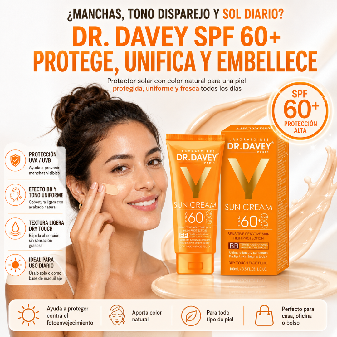 Protector Solar con Maquillaje 60FPS Dr. Davey