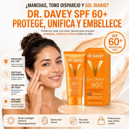 Protector Solar con Maquillaje 60FPS Dr. Davey