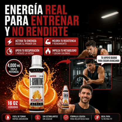 Quemador de Grasa de L-Carnitina Suplemento Líquido