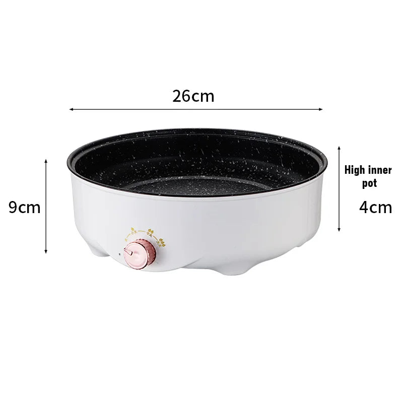 Electric MultiCooker Electric Frying Pan 220V Househould Barbecue Fried Steak Fish Omelette Frying Pan Non-stick Cooking Machine