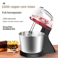 110V/220V Stand Food Mixers Kitchen Electric Food Blender Desktop Egg Whisk Cream Cake Dough Kneader Milk Frother Food Processor