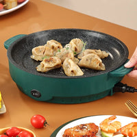 Electric MultiCooker Electric Frying Pan 220V Househould Barbecue Fried Steak Fish Omelette Frying Pan Non-stick Cooking Machine