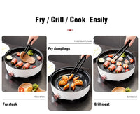 Electric MultiCooker Electric Frying Pan 220V Househould Barbecue Fried Steak Fish Omelette Frying Pan Non-stick Cooking Machine