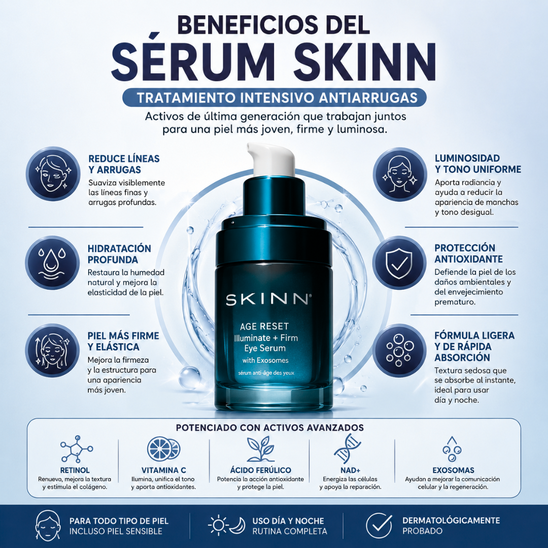 Sérum Facial para Arrugas Profundas SKINN