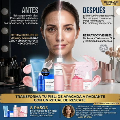 Kit Medicube Rescate Facial Completo x8 productos