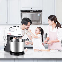 110V/220V Stand Food Mixers Kitchen Electric Food Blender Desktop Egg Whisk Cream Cake Dough Kneader Milk Frother Food Processor