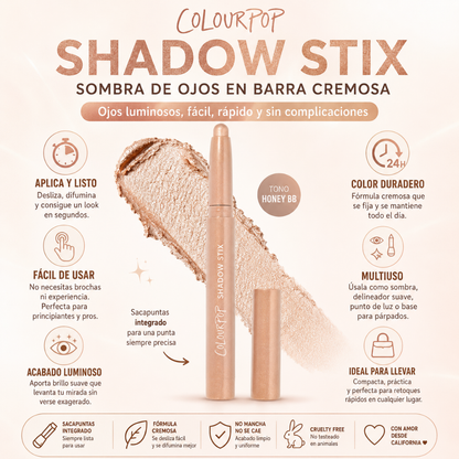 Sombra de Ojos en Barra Cremosa ColourPop