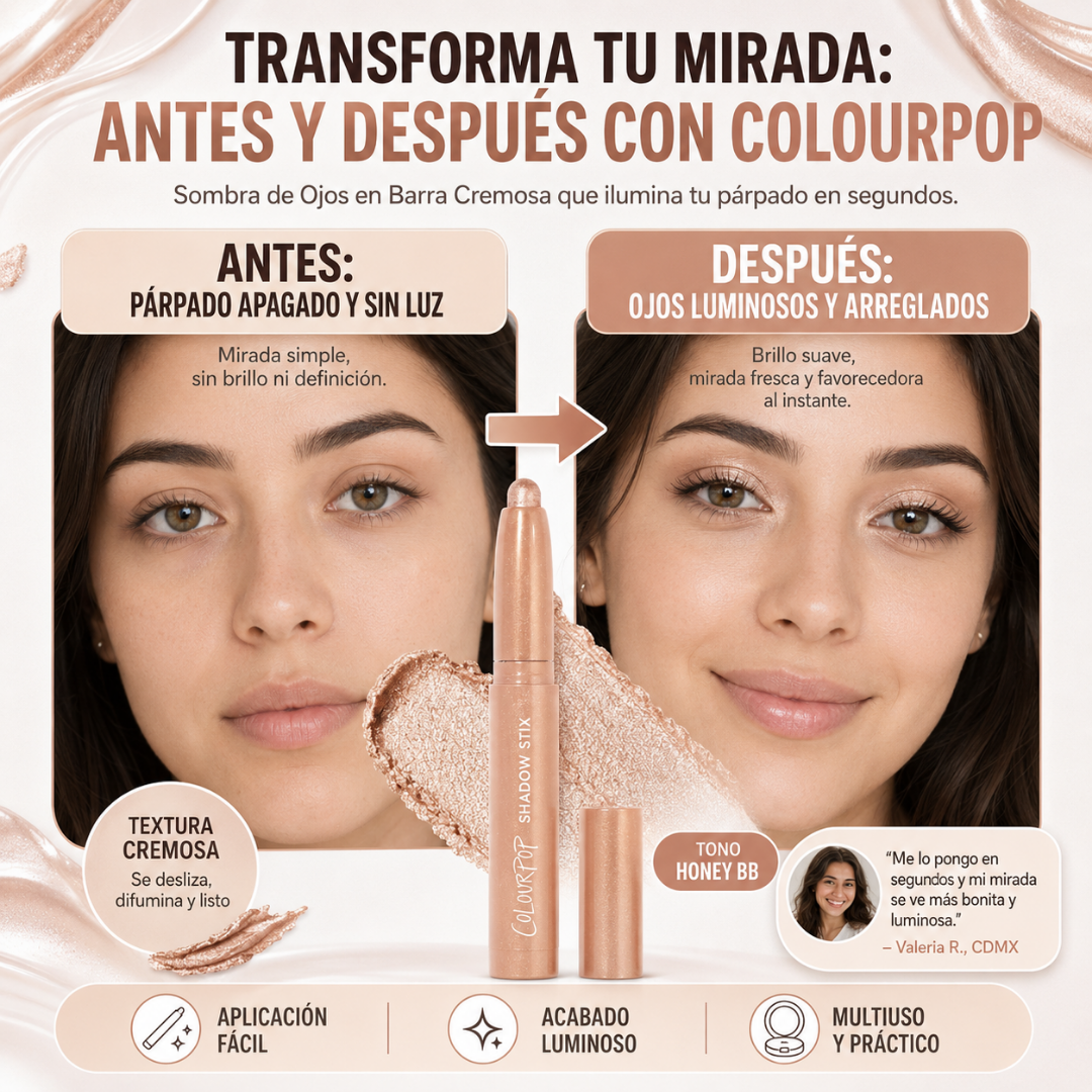 Sombra de Ojos en Barra Cremosa ColourPop