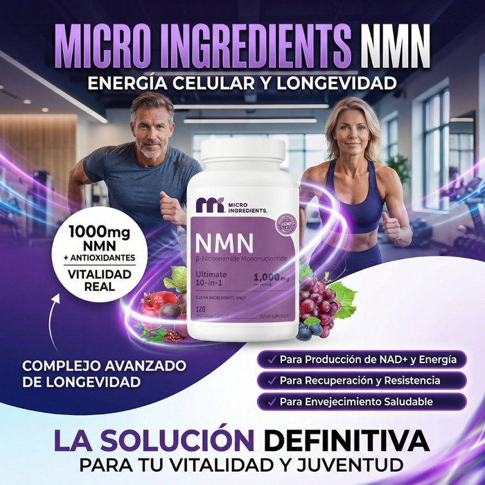Micro Suplemento Complejo NMN 120 Cápsulas