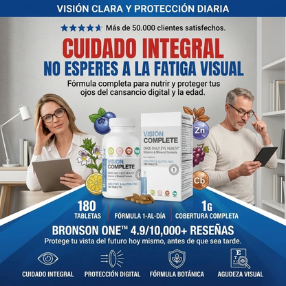 Suplemento Multivitamínico para la Salud Ocular - 180 tabletas