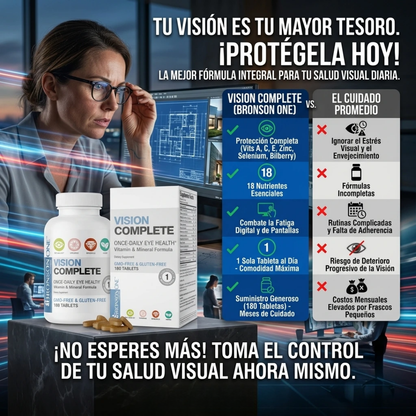 Suplemento Multivitamínico para la Salud Ocular - 180 tabletas