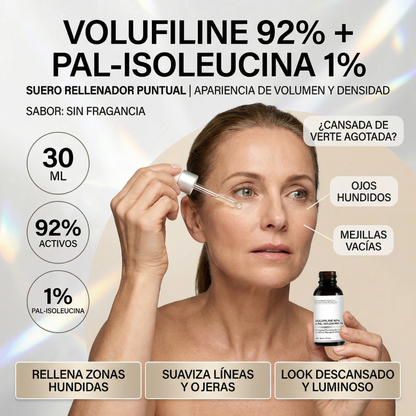 Volufiline 92 % + Pal-lsoleucina 1 % 30 ml - Ilumina y Reafirma Todos los Tipos de Piel