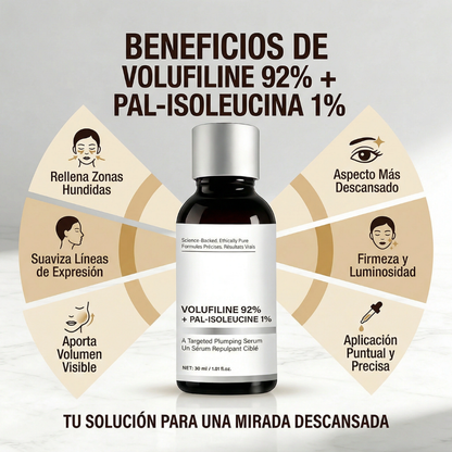 Volufiline 92 % + Pal-lsoleucina 1 % 30 ml - Ilumina y Reafirma Todos los Tipos de Piel
