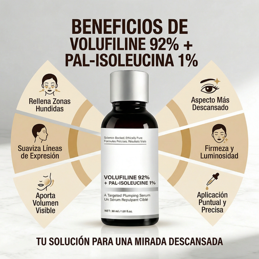 Volufiline 92 % + Pal-lsoleucina 1 % 30 ml - Ilumina y Reafirma Todos los Tipos de Piel