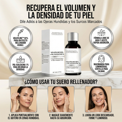 Volufiline 92 % + Pal-lsoleucina 1 % 30 ml - Ilumina y Reafirma Todos los Tipos de Piel