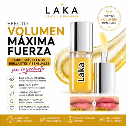 Voluminizador de Labios Laka Brilla e Hidrata