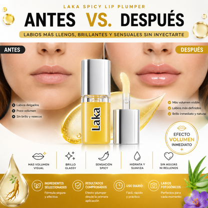 Voluminizador de Labios Laka Brilla e Hidrata