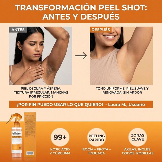 Peel Shot Exfoliante Corporal Aclarante Instantáneo - ORIGINAL