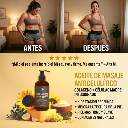 Aceite Anticelulítico con Colágeno y Células Madre