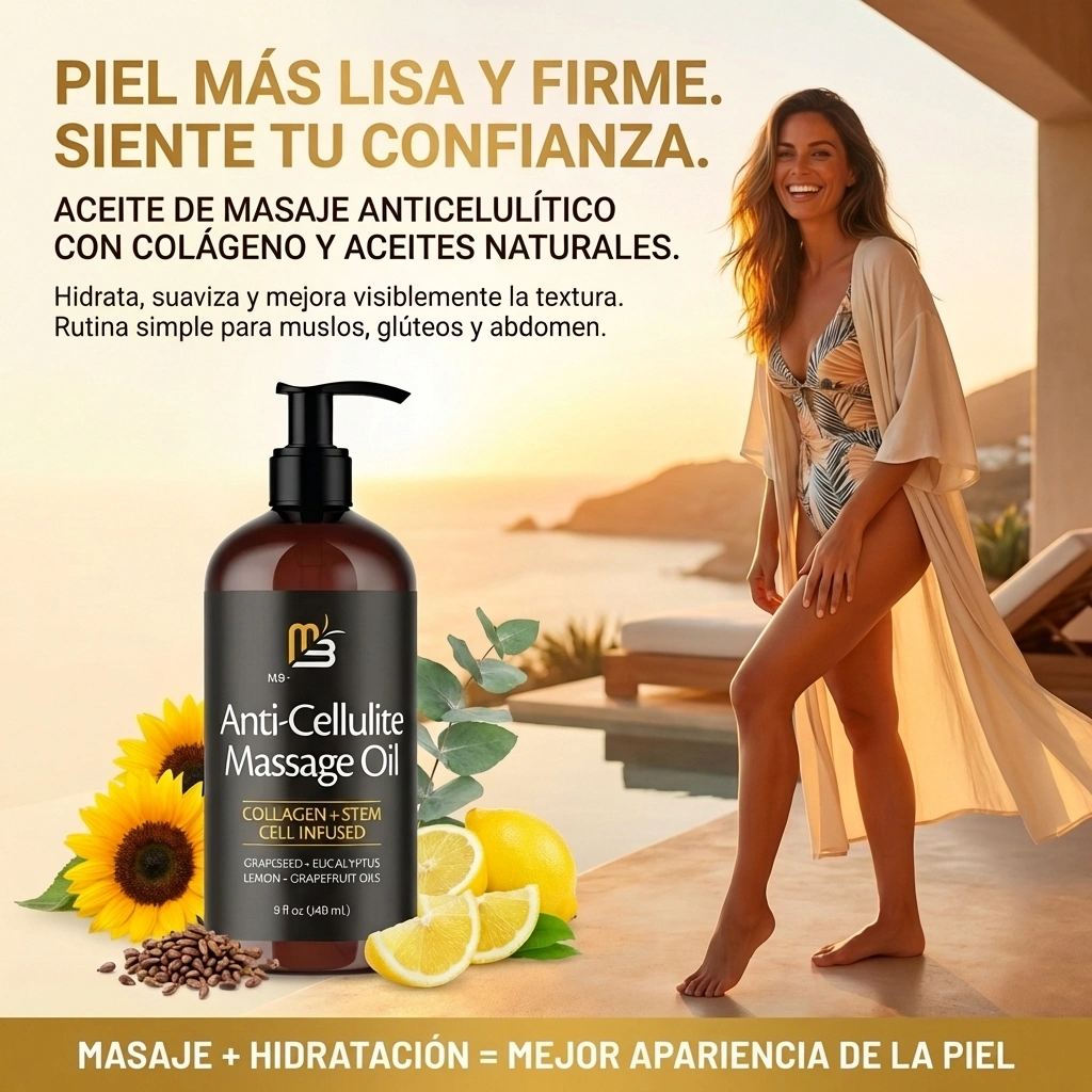 Aceite Anticelulítico con Colágeno y Células Madre