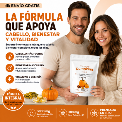 Cápsulas de Aceite de Semillas de Calabaza, 3000mg por Porción, 180 Cápsulas
