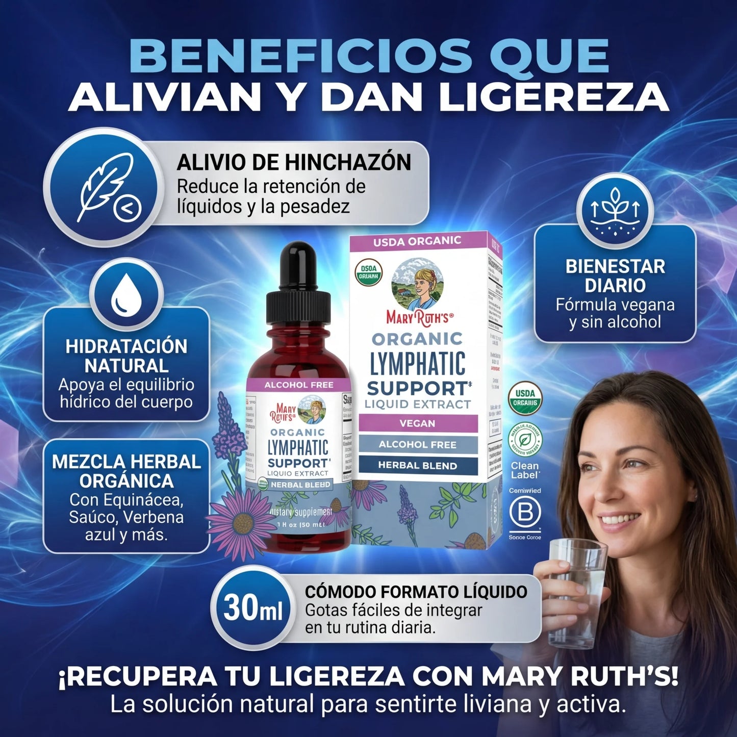 Gotas de Limpieza Linfática Orgánica