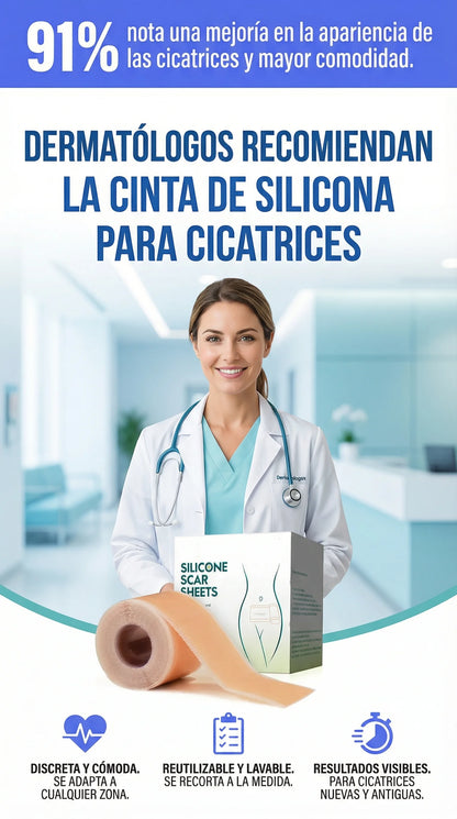 Parches restauradores para cicatrices, arrugas y estrías.