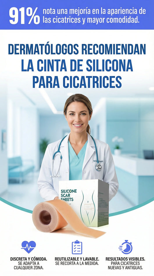 Parches restauradores para cicatrices, arrugas y estrías.