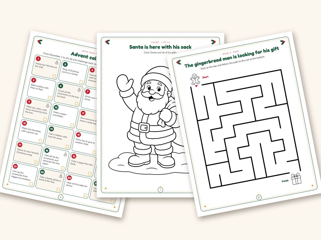 Free activity book