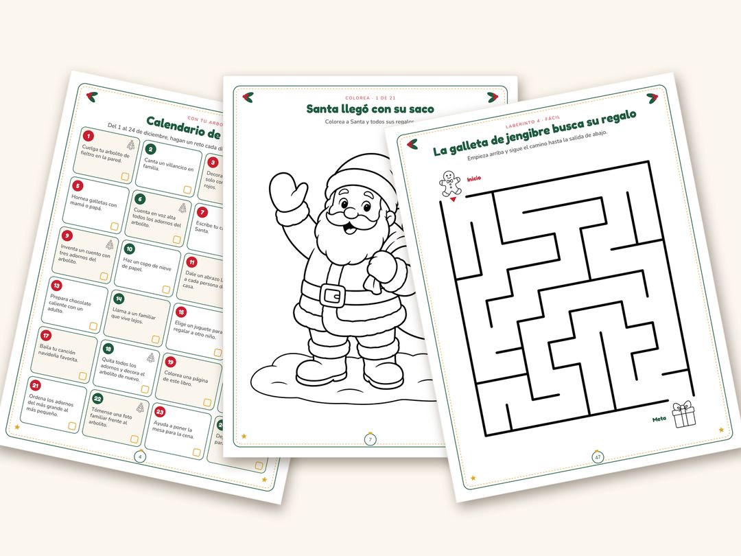 Libro de actividades de regalo